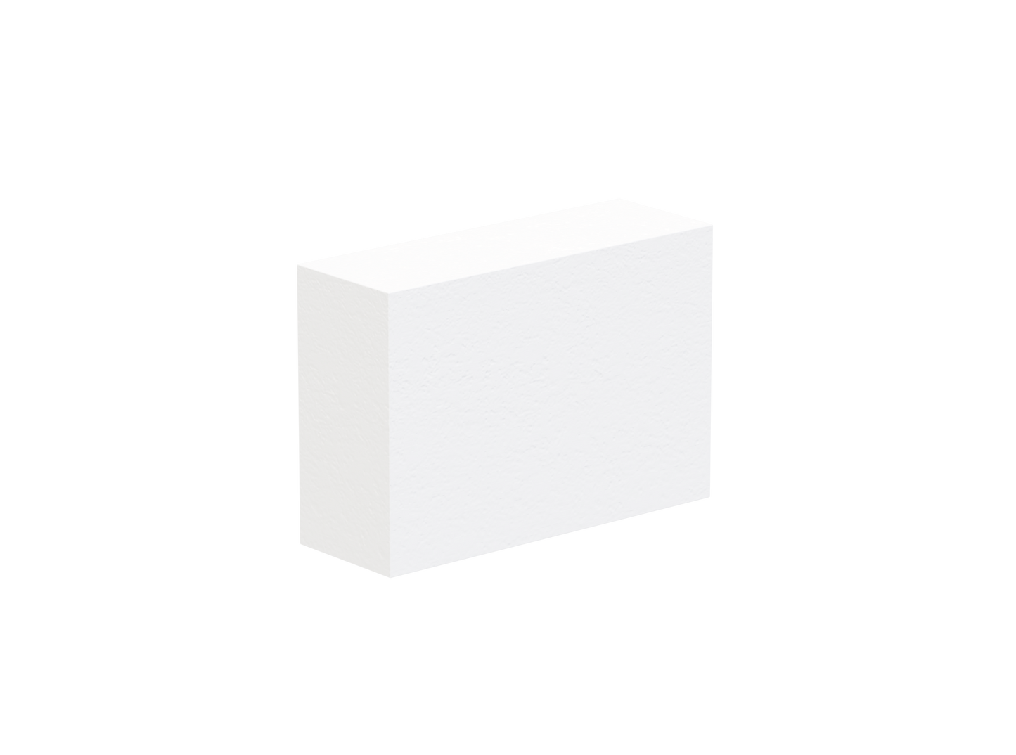 The STALEKS PRO Grinding Buff Rectangular mini EXPERT 51 100/180 grit (50 pcs) by Staleks is a plain white rectangular nail buffer block, shown with a slight shadow and centered on a solid black background.