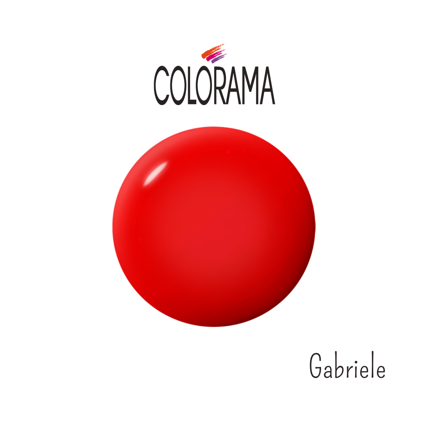 COLORAMA Esmalte Regular Vermelho Gabriele Cremoso 8 ml
