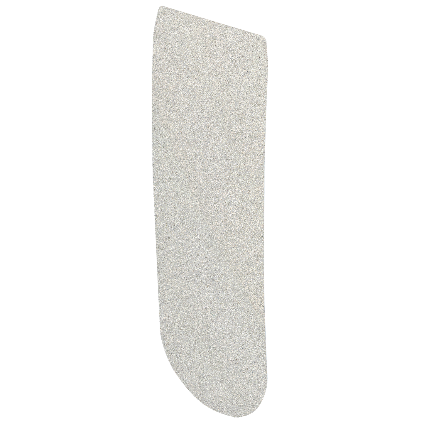 A single tall rectangular STALEKS PRO Refill Pad (fine-grit, slightly rounded bottom edge) for the Pedicure Foot File Expert 10 by Staleks, ideal as a disposable replacement file, isolated on a white background.