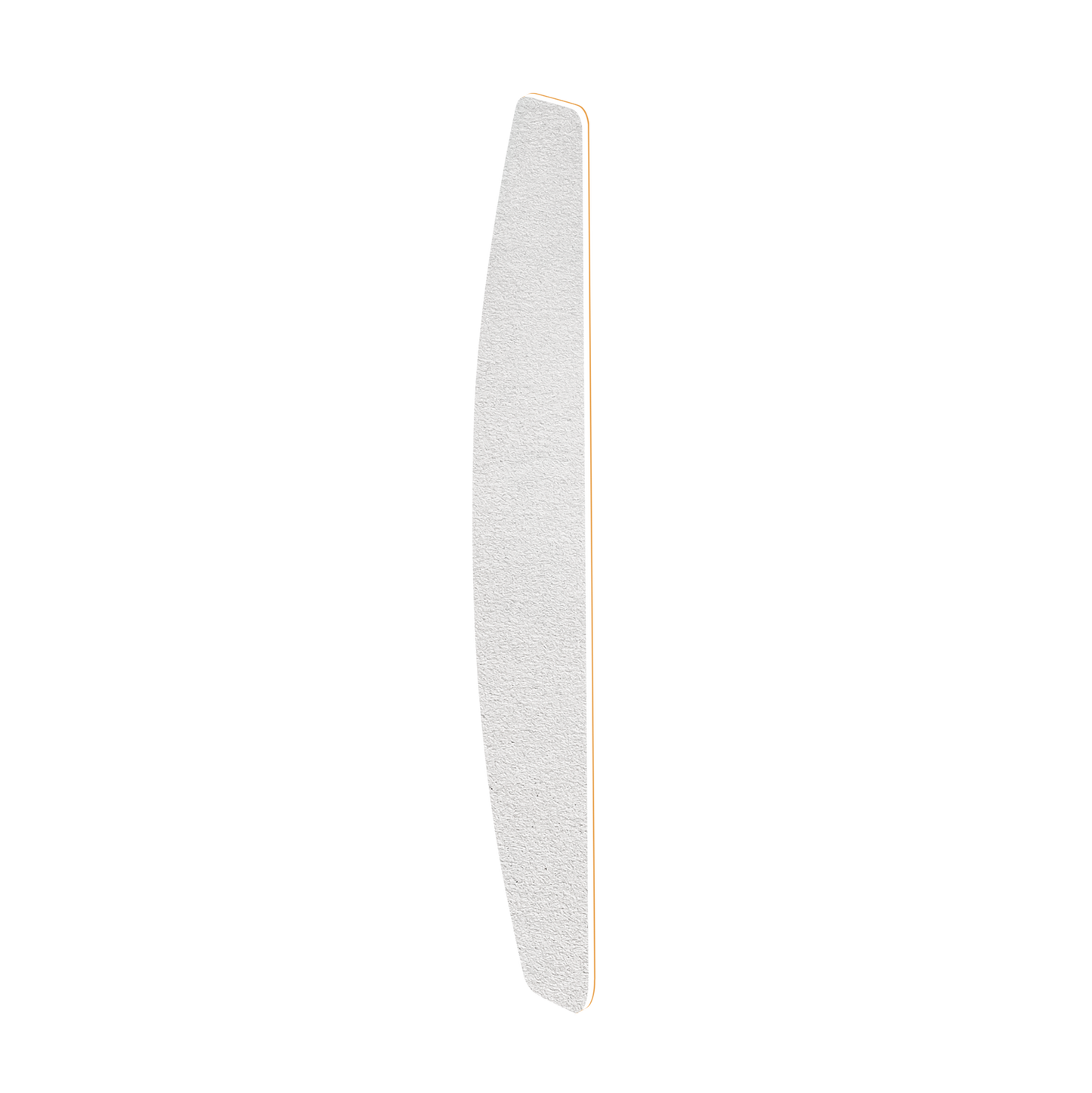 The Staleks PRO Disposable White Files for Crescent Nail File EXPERT 40 (30 pcs) feature a slim, rectangular shape with rounded edges, a soft foam layer, and a 100 grit abrasive surface—ideal for shaping artificial nails.