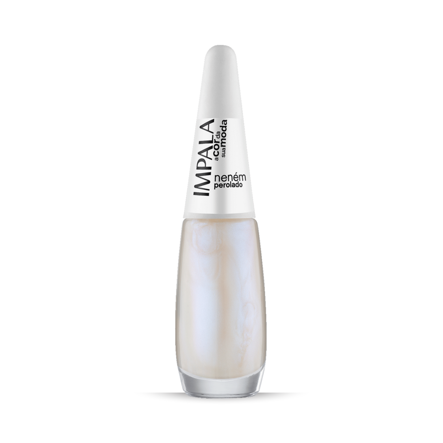 IMPALA Regular Nail Polish Pearlescent Translucent White Neném Perolado 7.5 ml