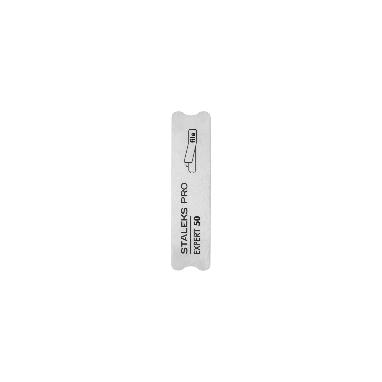 A close-up image of a stainless steel Stanley knife blade, labeled "Staleks Pro Expert 1991" on a paper sleeve, isolated on a white background.