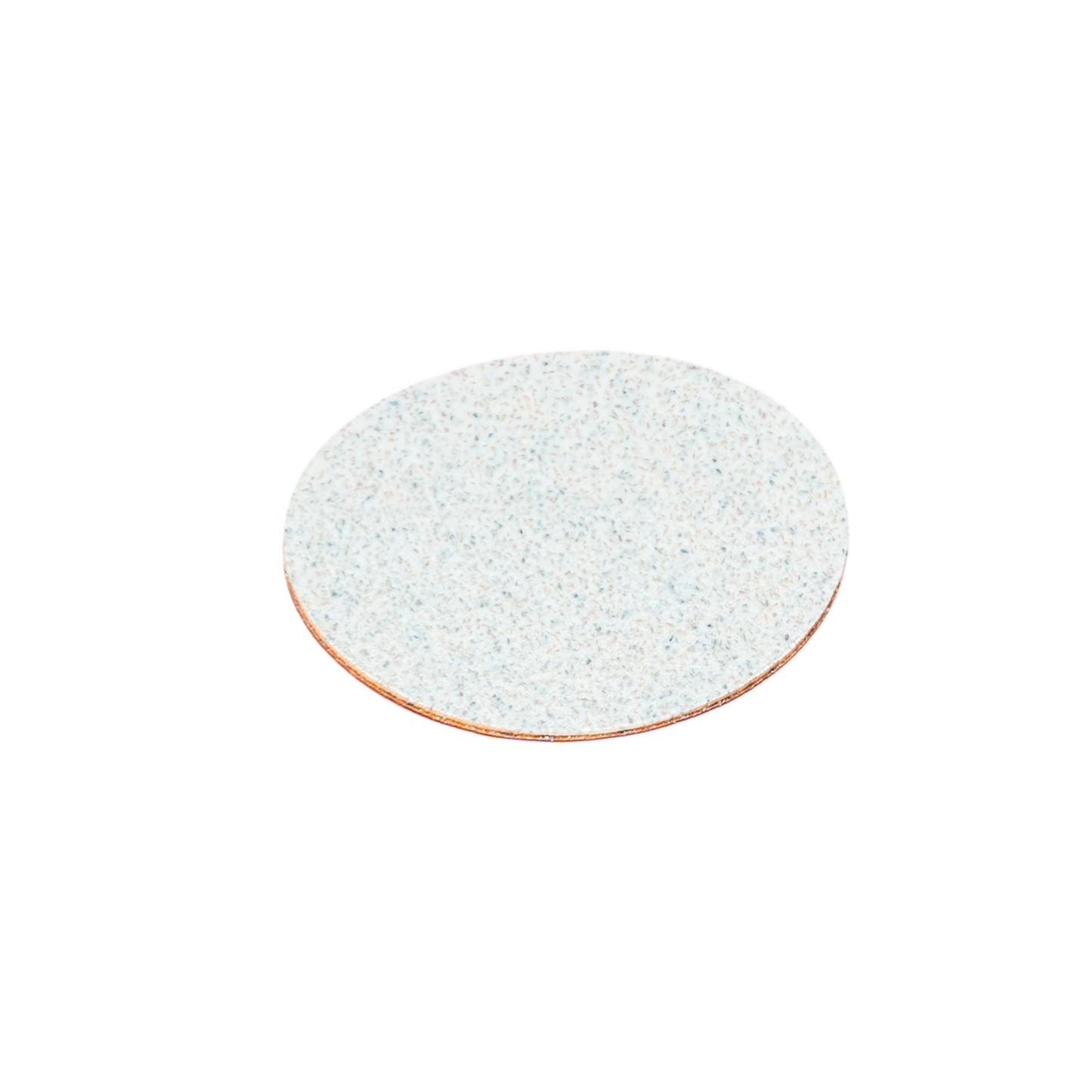 The STALEKS PRO Disposable files for pedicure disc PODODISC L EXPERT (25mm, 50pcs) by Staleks feature single round discs with a light color and speckled abrasive grit texture, shown isolated on a white background.