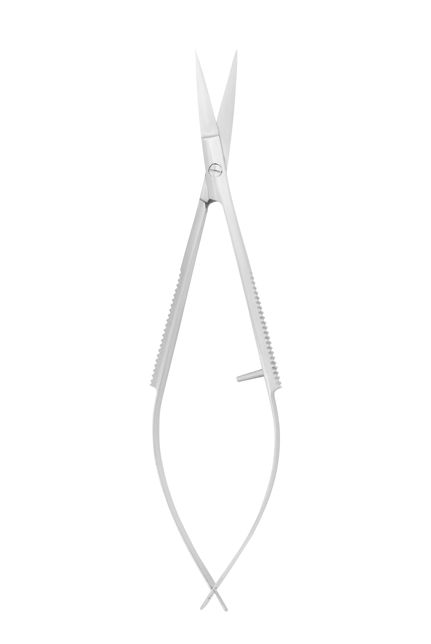 A pair of Staleks AISI 420 stainless steel seafood crackers with a pivot ring, featuring ribbed handles for grip, used for cracking shells. The tool is positioned vertically on a white background.
