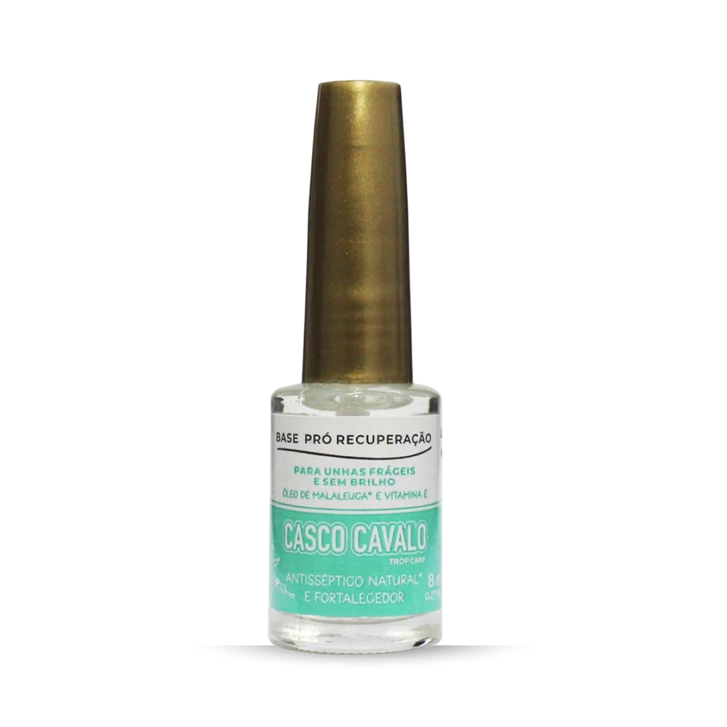 TROP CARE Casco De Cavalo Natural Antiseptic and Strengthening Base (Tea tree oil and vitamin E) 8 ml
