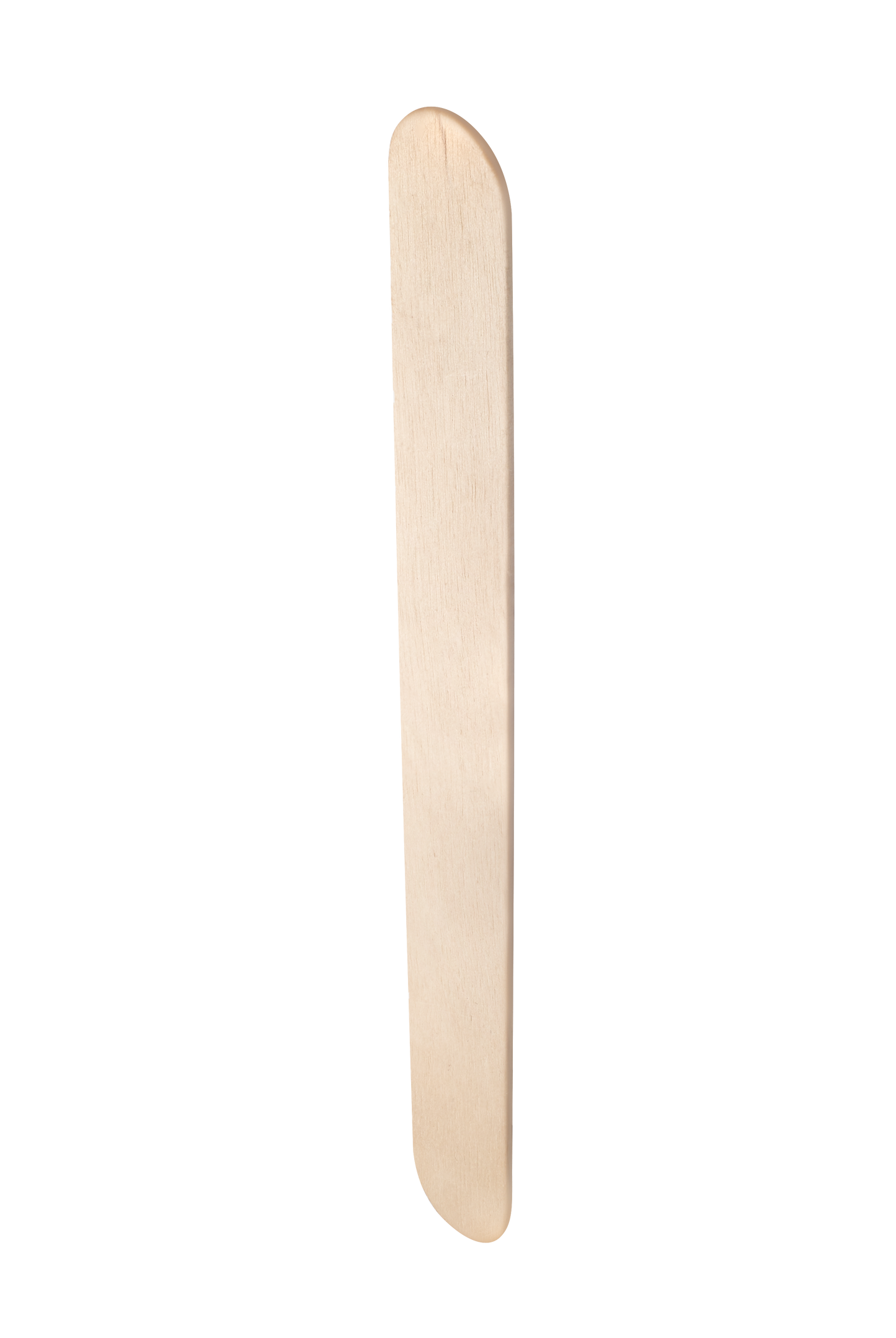 Staleks adhesive bandage strip with a semi-transparent center and jagged edges, isolated on a black background.