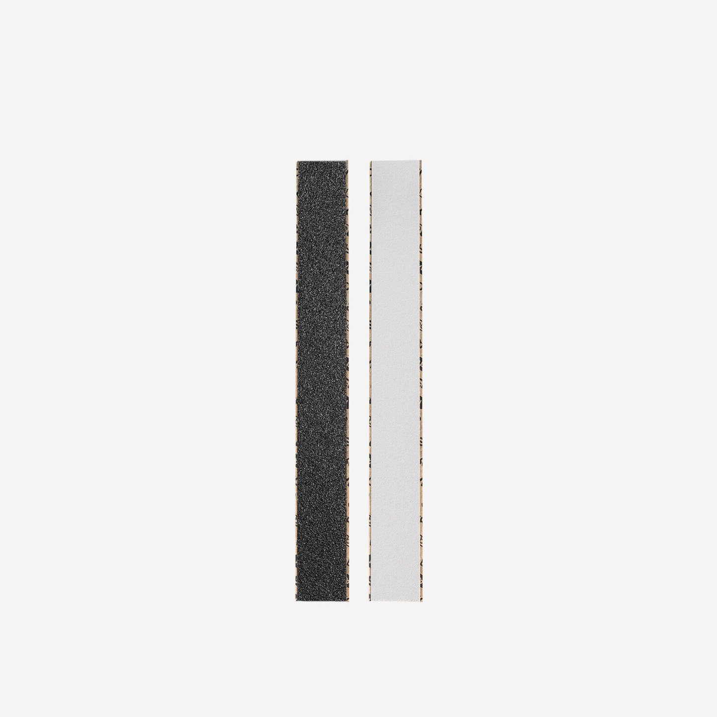 Two STALEKS PRO Disposable Double-Sided Files PapmAm Mix Expert 22 by Staleks Oregon are shown vertically side by side on a white background; one black and one white, each featuring hygienic disposable abrasives.