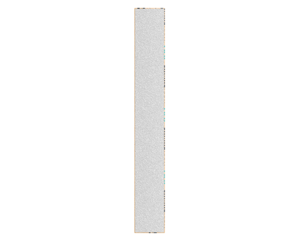 The image shows a STALEKS PRO Disposable PapmAm straight nail file (Expert 22, 50 pcs) by Staleks, featuring a long, narrow silver design with a textured surface for artificial nails, displayed against a white background.