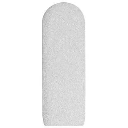 A single silver, textured STALEKS PRO Refill Pad for the Pedicure Foot File Expert 10 by Staleks—perfect for covering small cuts after a pedicure or using a foot file.