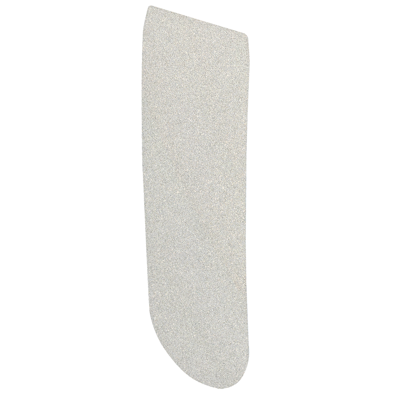 A single tall rectangular STALEKS PRO Refill Pad (fine-grit, slightly rounded bottom edge) for the Pedicure Foot File Expert 10 by Staleks, ideal as a disposable replacement file, isolated on a white background.