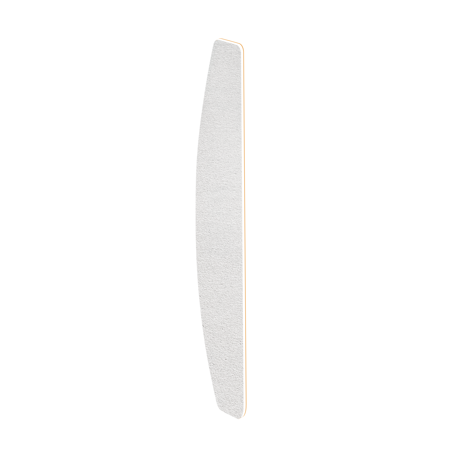 The Staleks PRO Disposable White Files for Crescent Nail File EXPERT 40 (30 pcs) feature a slim, rectangular shape with rounded edges, a soft foam layer, and a 100 grit abrasive surface—ideal for shaping artificial nails.