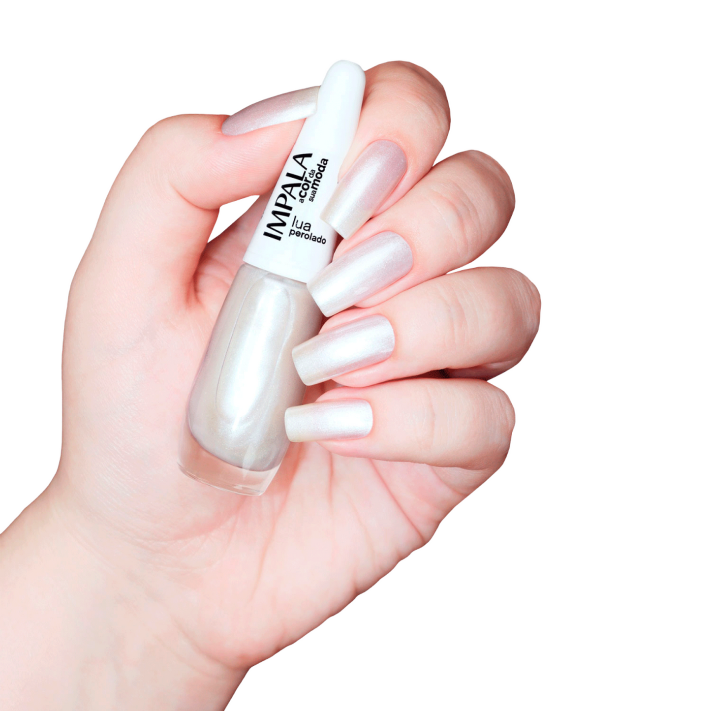 IMPALA Esmalte Regular Branco-Bege Lua Perolado 7.5 ml