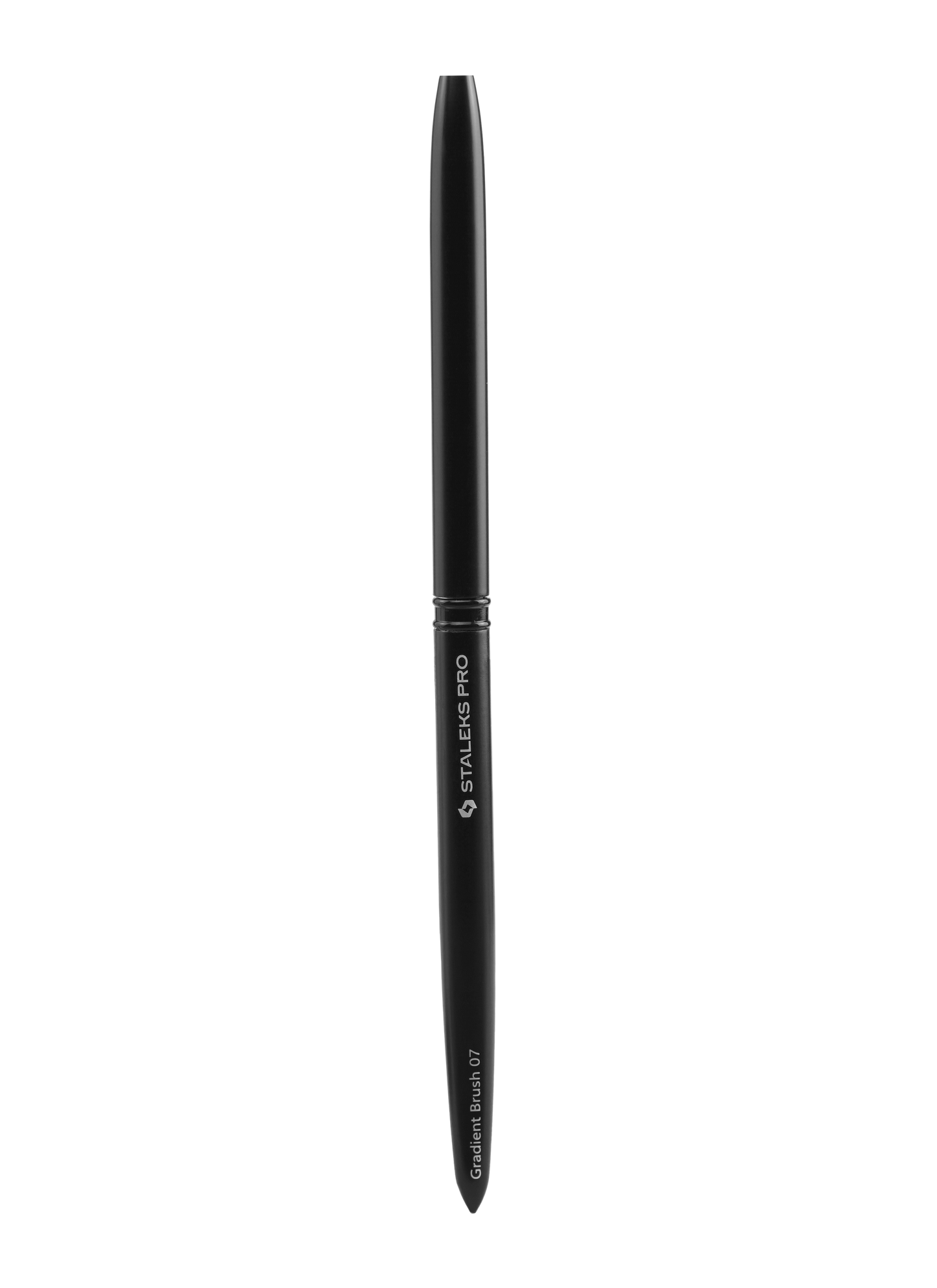 A STALEKS PRO Brush For Gradient EXPERT (7 mm width/11 mm length) by Staleks—perfect for nail artists who need precision for creative, professional gradient designs.