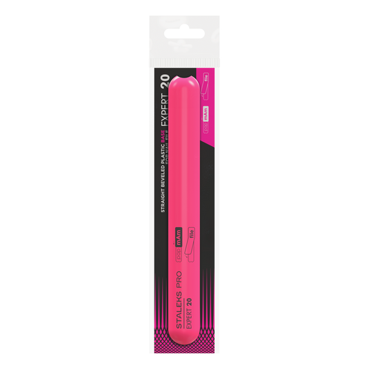 STALEKS PRO Straight beveled plastic base for nail file EXPERT 20